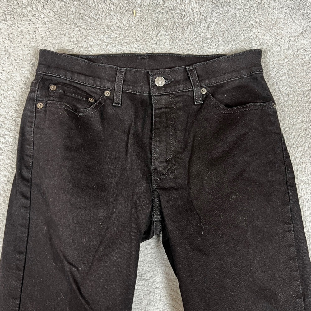 Levi's 511 Slim Fit Jeans Mens 30x32 Black Excellent Stretch Denim Office - Picture 2 of 9